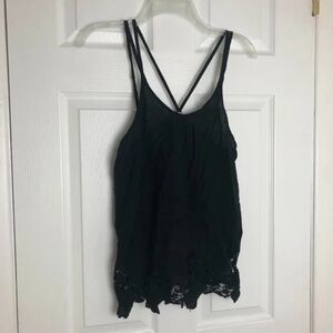 Acemi Black Sleeveless Tank Top Women Size XS